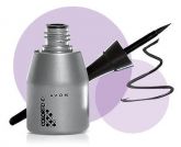 Delineador Líquido para Olhos. Preto.