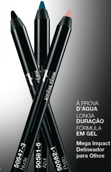 Lápis de olha AVON mega impact. 1,2g